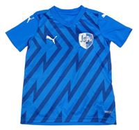 Modré vzorvané sportovní tričko Puma