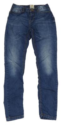 Tmavomodré skinny rifle River Island