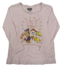 Světlerůžové triko - Tlapková Patrola Nickelodeon