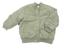 Zelený šusťákový zateplený bomber Matalan