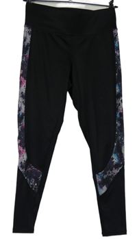 Dámské černo-barevné sportovní legíny Athletic Works 