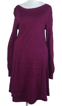 Dámské purpurové svetrové šaty South 