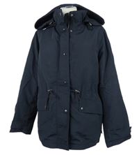 Nové - Dámská tmavomorá šusťáková jarní parka s kapucí M&S