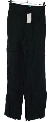 Nové - Dámské černé volné kalhoty Primark 