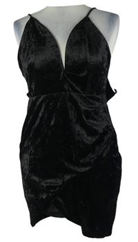 Dámské černé sametové minišaty Vera & Lucy