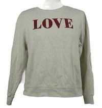 Dámska béžová mikina s nápisom Tchibo