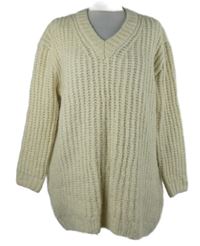 Dámský béžový teplý svetr Mango 