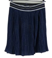 Dámska tmavomodrá trblietavá plisovaná sukňa Only