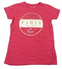 Neónově ružové tričko s nápisom Primark