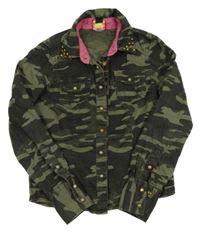 Army blúzka s plíšky