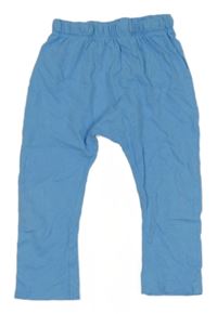 Modré turecké bavlnené tepláky