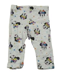 Světlešedé legíny s Minnie Disney