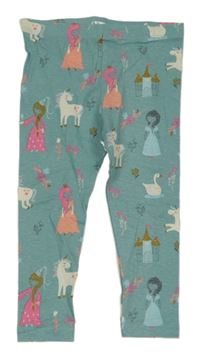 Modré legíny s s jednorožci M&S