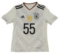 Bílo-černý fotbalový dres LINUS Adidas