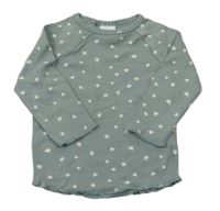 Zelené tričko s hviezdami H&M
