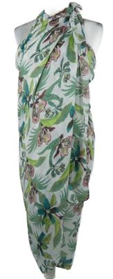 Dámské bílé květované pareo Anna Field