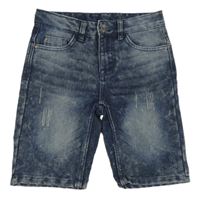 Tmavomodré melírované riflové kraťasy Young idols