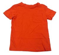 Červené tričko s kapsičkou Mothercare