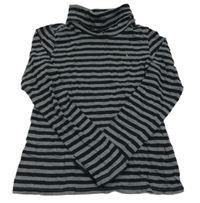 Čierno-sivý pruhovaný rolák