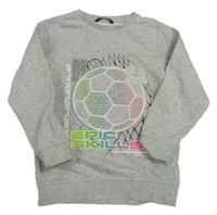 Šedá mikina s míčem George