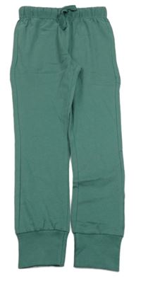 Zelené cuff tepláky 