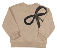 Pudrová mikina s mašlou M&S