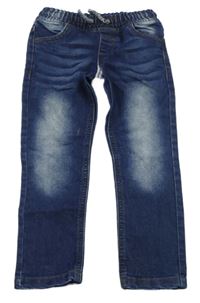 Tmavomodré jogger rifle