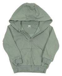 Zelenošedá prepínaci mikina s kapucňou F&F