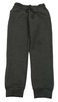 Tmavošedé vzorované tepláky Primark