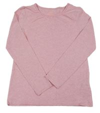 Ružové melírované tričko H&M