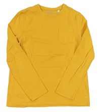 Žlté tričko s vreckom C&A