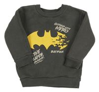 Tmavosivá mikina s Batmanem Primark
