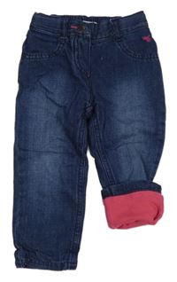 Tmavomodré podšité rifle Esprit