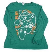 Zelené tričko s ovladači Chapter young