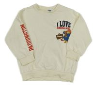 Smotanová mikina s Paddingtonem Tu