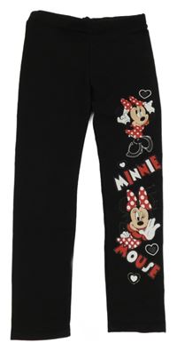 Černé legíny s Minnií 