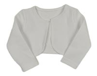 Biele vzorované bolerko