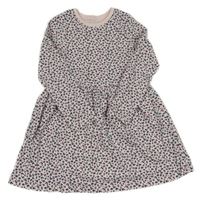 Svetloružové bavlnené šaty so vzorom M&S