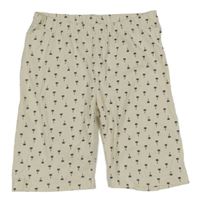 Smotanové kraťasy s palmami Yigga