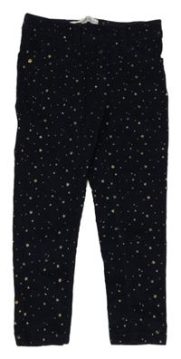 Tmavomodré menšestrové tregíny s hviezdičkami Denim Co.