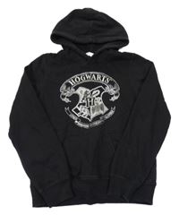 Černá mikina Harry Potter s kapucí H&M