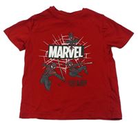 Tmavočervené tričko se Spider-manem PRIMARK