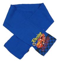 Modrá pletená šál s Cars Disney