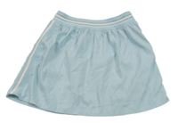 Svetlomodrá šušťáková sukňa s pruhmi