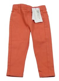 Nové - jahodové riflové džegíny M&S