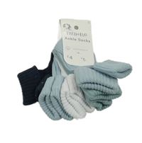 Nové - 5x - Žebrované ponožky F&F