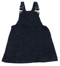 Tmavomodro-stříbrné melírované menšestrové Denim Co.