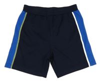 Tmavomodro-modré funkčné športové kraťasy crane