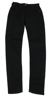 Čierne skinny teplákové rifle Denim Co.