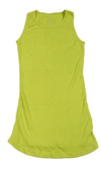 Zelený žebrovaný top miss e-vie